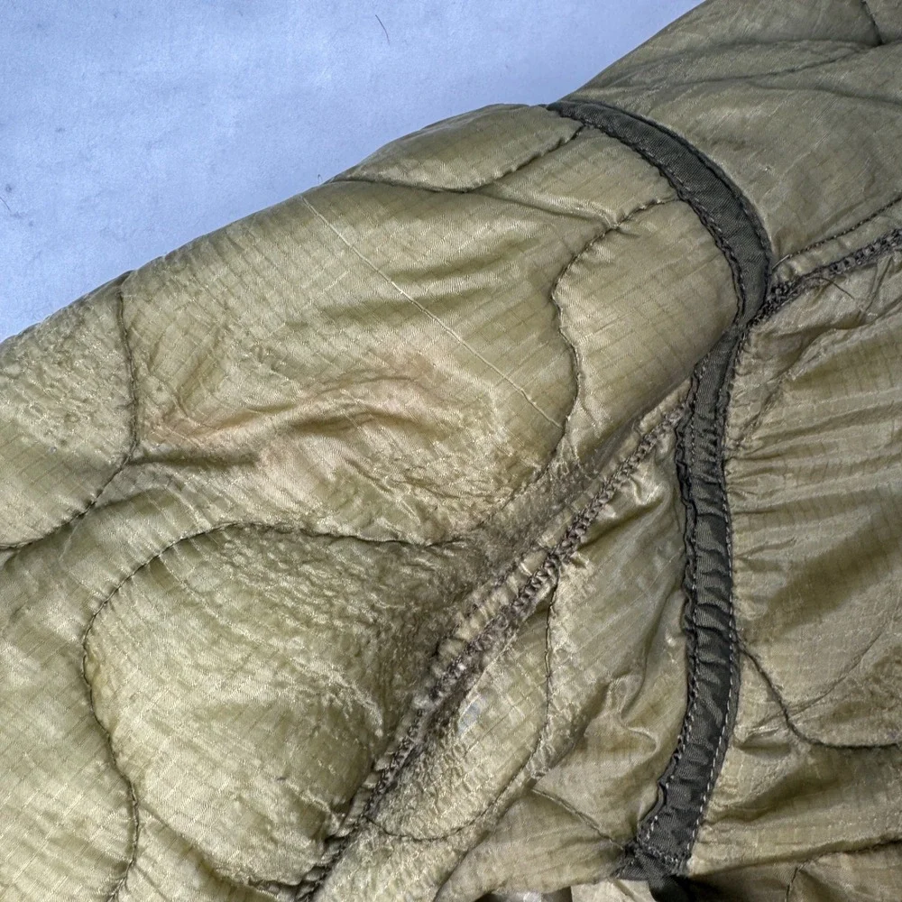 Vintage US Army M65 Field Jacket Mens M Woodland Camo Cold weather 90s & Liner